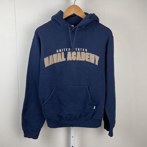 Russell‎ Athletic USNA Navy Naval Academy Pullover Hoodie Sweatshirt Adult Small